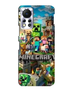 Чохол для Infinix Hot 11s з картинкою «Замок Minecraft»