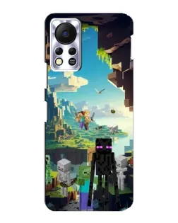 Чохол для Infinix Hot 11s з картинкою «Ендермен у лісі»