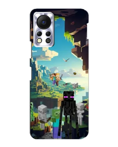 Чохол для Infinix Hot 11s з картинкою «Ендермен у лісі» Чохол для Infinix Hot 11s з картинкою «Ендермен у лісі»