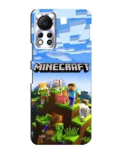 Чохол для Infinix Hot 11s з картинкою «Minecraft класичний світ»