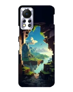 Чохол для Infinix Hot 11s з картинкою «Вид з печери»