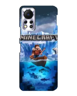 Чохол для Infinix Hot 11s з картинкою «Minecraft льодянийсвіт»