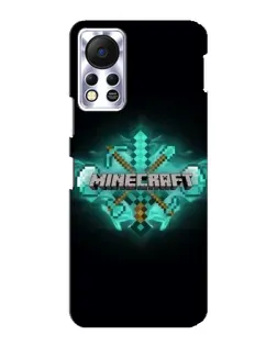 Чохол для Infinix Hot 11s з картинкою «Minecraft Diamond лого»