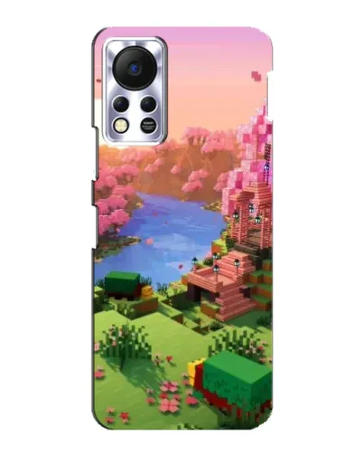 Чохол для Infinix Hot 11s з картинкою «Рожеве дерево Minecraft» Чохол для Infinix Hot 11s з картинкою «Рожеве дерево Minecraft»