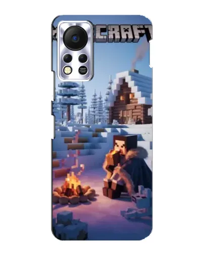 Чохол для Infinix Hot 11s з картинкою «Зимовий Minecraft» Чохол для Infinix Hot 11s з картинкою «Зимовий Minecraft»