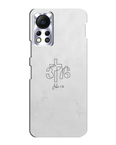 Чехол для Infinix Hot 11s с картинкой «Иоанна 3:16 Крест»
