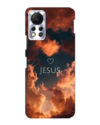 Чехол для Infinix Hot 11s с картинкой «Сияние Имени Jesus»
