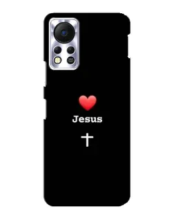 Чохол для Infinix Hot 11s з картинкою «Серце - Jesus» Чохол для Infinix Hot 11s з картинкою «Серце - Jesus»