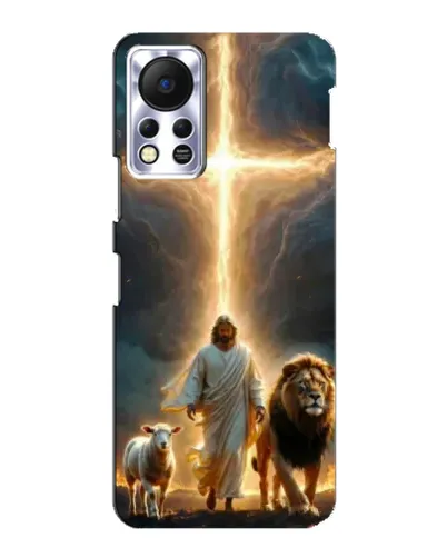 Чехол для Infinix Hot 11s с картинкой «Лев Иуды и Свет»