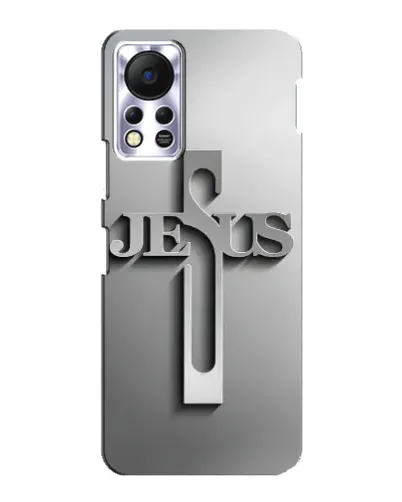 Чохол для Infinix Hot 11s з картинкою «Металевий хрест Jesus» Чохол для Infinix Hot 11s з картинкою «Металевий хрест Jesus»