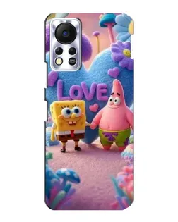Чехол для Infinix Hot 11s с картинкой «Губка Боб Патрик»