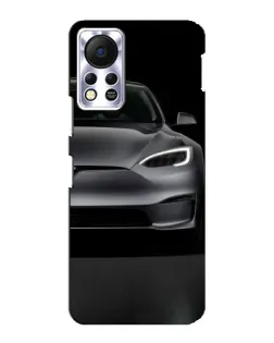 Чехол для Infinix Hot 11s с картинкой «Tesla Model S Look»
