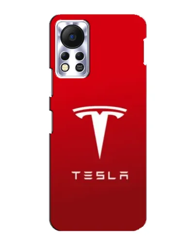 Чохол для Infinix Hot 11s з картинкою «Tesla Red Classic»