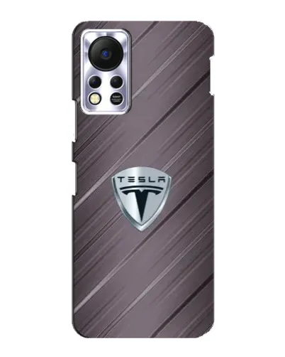 Чохол для Infinix Hot 11s з картинкою «Металева текстура Tesla»
