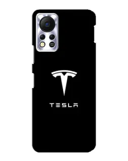 Чехол для Infinix Hot 11s с картинкой «Tesla White Logo» Чехол для Infinix Hot 11s с картинкой «Tesla White Logo»