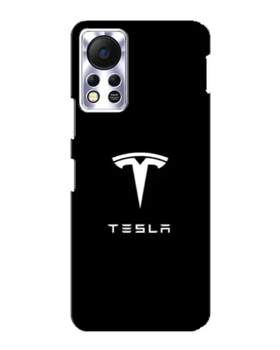 Чохол для Infinix Hot 11s з картинкою «Tesla White Logo»