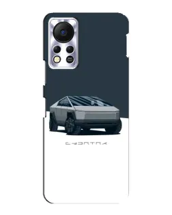 Чехол для Infinix Hot 11s с картинкой «Серебристый Cybertruck Tesla» Чехол для Infinix Hot 11s с картинкой «Серебристый Cybertruck Tesla»
