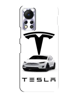 Чехол для Infinix Hot 11s с картинкой «Tesla White Style» Чехол для Infinix Hot 11s с картинкой «Tesla White Style»