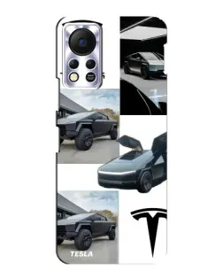 Чехол для Infinix Hot 11s с картинкой «Коллаж Cybertruck Tesla» Чехол для Infinix Hot 11s с картинкой «Коллаж Cybertruck Tesla»