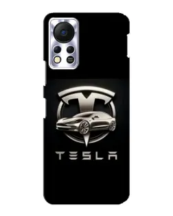 Чехол для Infinix Hot 11s с картинкой «Tesla — серебристое авто» Чехол для Infinix Hot 11s с картинкой «Tesla — серебристое авто»