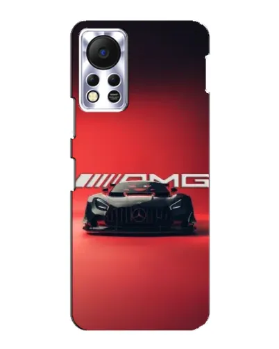 Чехол для Infinix Hot 11s с картинкой «Mercedes AMG — красная линия»