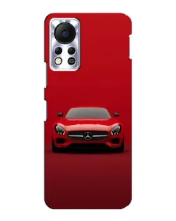 Чехол для Infinix Hot 11s с картинкой «Красный Mercedes AMG»