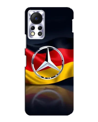 Чехол для Infinix Hot 11s с картинкой «Mercedes — флаг Германии»