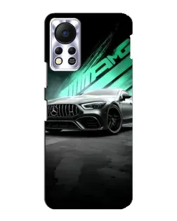 Чехол для Infinix Hot 11s с картинкой «Темный Mercedes AMG»