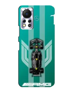 Чехол для Infinix Hot 11s с картинкой «Mercedes AMG Petronas»