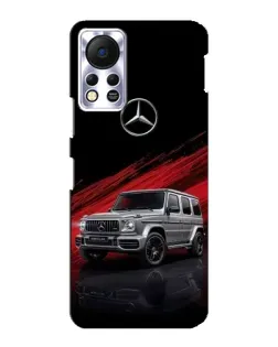 Чехол для Infinix Hot 11s с картинкой «Mercedes G-Class красный»