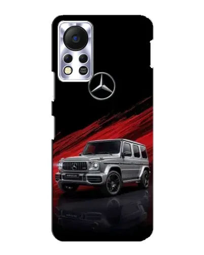Чехол для Infinix Hot 11s с картинкой «Mercedes G-Class красный»