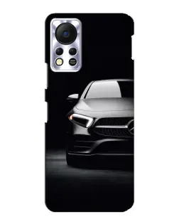 Чехол для Infinix Hot 11s с картинкой «Свет фар Mercedes»