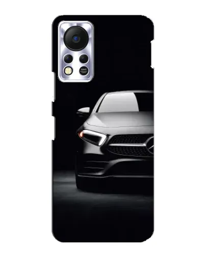 Чехол для Infinix Hot 11s с картинкой «Свет фар Mercedes»