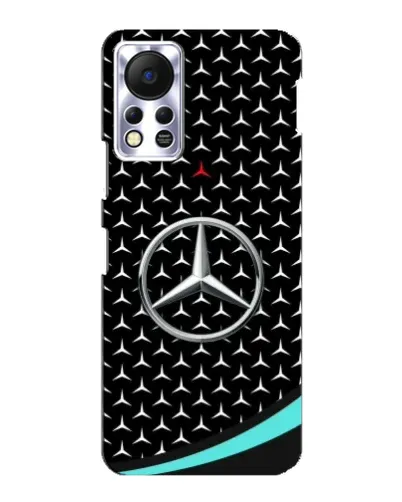 Чехол для Infinix Hot 11s с картинкой «Mercedes — бирюзовый акцент»