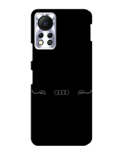 Чехол для Infinix Hot 11s с картинкой «Audi — световой подпись»