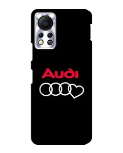 Чехол для Infinix Hot 11s с картинкой «Логотип Audi Heart»