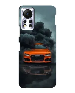 Чохол для Infinix Hot 11s з картинкою «Audi у хмарах диму» Чохол для Infinix Hot 11s з картинкою «Audi у хмарах диму»