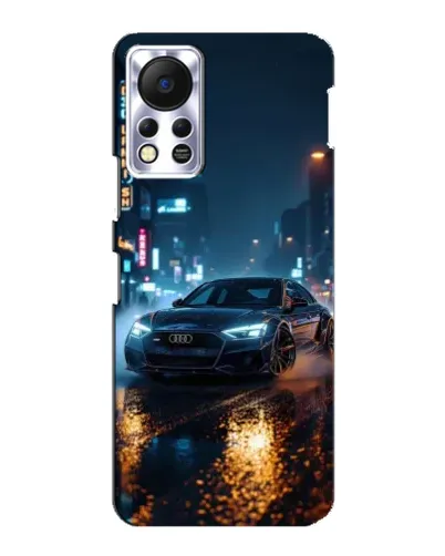 Чехол для Infinix Hot 11s с картинкой «Ночной город и Audi» Чехол для Infinix Hot 11s с картинкой «Ночной город и Audi»