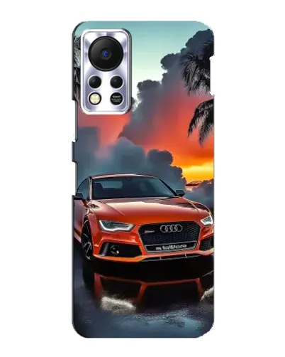 Чехол для Infinix Hot 11s с картинкой «Audi — закат» Чехол для Infinix Hot 11s с картинкой «Audi — закат»