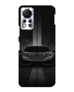 Чехол для Infinix Hot 11s с картинкой «Lamborghini симметрия дорог»