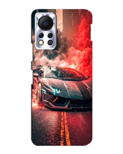 Чехол для Infinix Hot 11s с картинкой «Lamborghini красный дым» Чехол для Infinix Hot 11s с картинкой «Lamborghini красный дым»