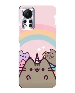 Чехол для Infinix Hot 11s с картинкой «Единорог Pusheen»