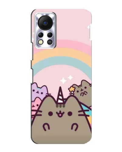 Чехол для Infinix Hot 11s с картинкой «Единорог Pusheen»
