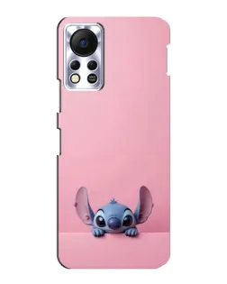 Чехол для Infinix Hot 11s с картинкой «Stitch выглядывает»