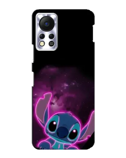 Чехол для Infinix Hot 11s с картинкой «Неоновый Stitch»