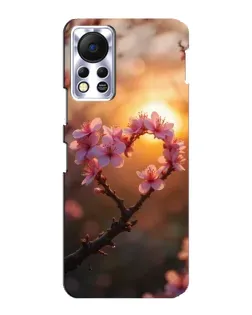 Чохол для Infinix Hot 11s з картинкою «Рожевий цвіт сердечко на тлі заходу» Чохол для Infinix Hot 11s з картинкою «Рожевий цвіт сердечко на тлі заходу»
