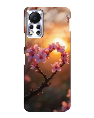 Чохол для Infinix Hot 11s з картинкою «Рожевий цвіт сердечко на тлі заходу» Чохол для Infinix Hot 11s з картинкою «Рожевий цвіт сердечко на тлі заходу»