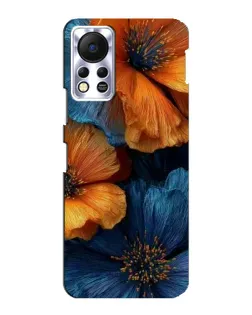 Чохол для Infinix Hot 11s з картинкою «Яскрава синьо-помаранчева флора» Чохол для Infinix Hot 11s з картинкою «Яскрава синьо-помаранчева флора»