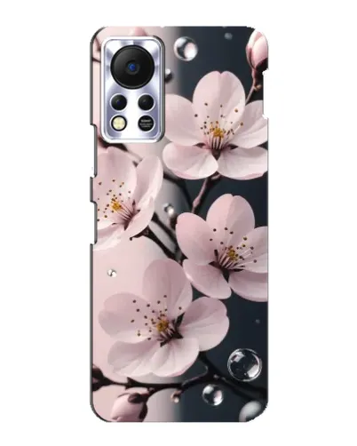 Чехол для Infinix Hot 11s с картинкой «Нежная сакура и капли» Чехол для Infinix Hot 11s с картинкой «Нежная сакура и капли»