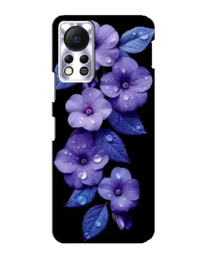 Чохол для Infinix Hot 11s з картинкою «Фіолетові квіти з росою» Чохол для Infinix Hot 11s з картинкою «Фіолетові квіти з росою»
